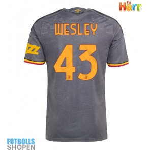 Billiga AS Roma Wesley Franca #43 Tredjeställ 2026-27 Kortärmad